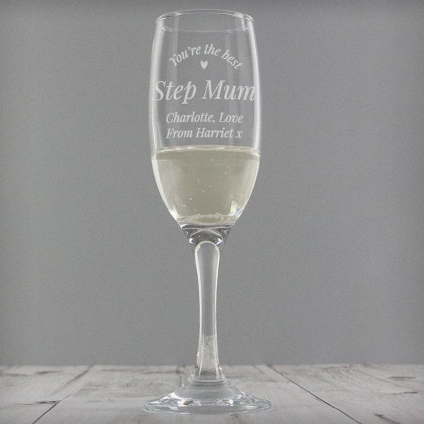 (image for) Personalised You Are The Best Flute Glass