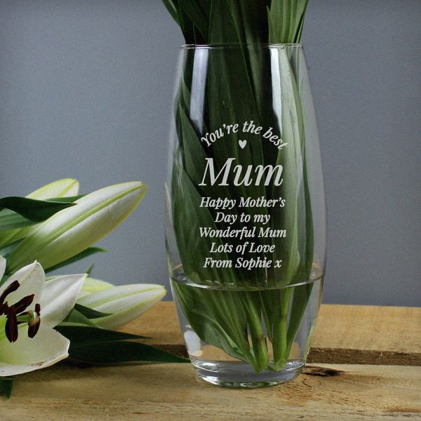 (image for) Personalised You Are The Best Bullet Vase - Click Image to Close