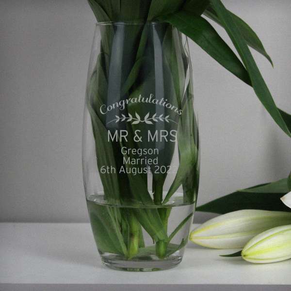 (image for) Personalised Classic Bullet Vase - Click Image to Close