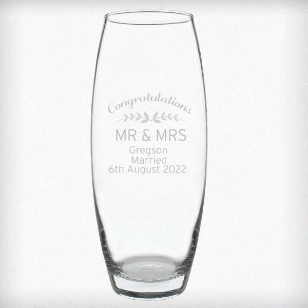 (image for) Personalised Classic Bullet Vase - Click Image to Close