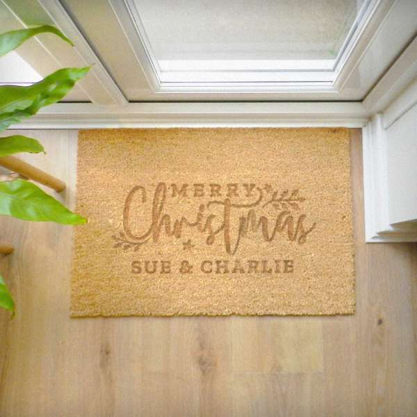 Modal Additional Images for Personalised Christmas Rectangle Indoor Doormat