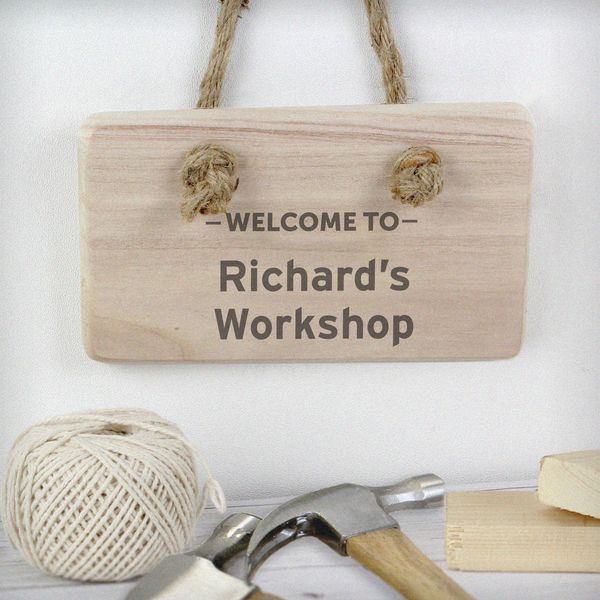 (image for) Personalised Welcome To... Wooden Sign - Click Image to Close