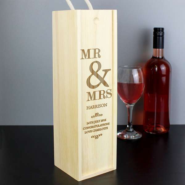 (image for) Personalised Couples Bottle Presentation Box