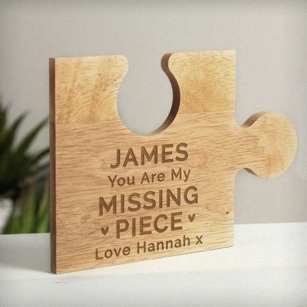 (image for) Personalised My Missing Piece Jigsaw Piece - Click Image to Close