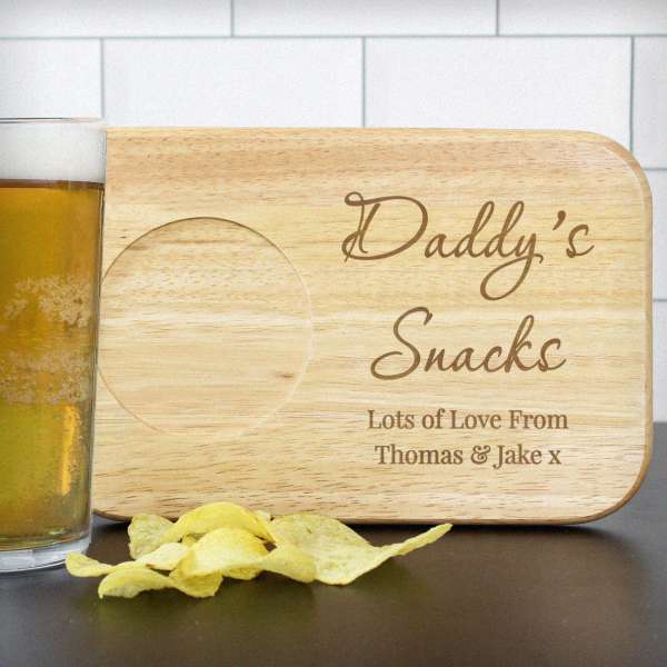 (image for) Personalised Free Text Wooden Coaster Tray - Click Image to Close