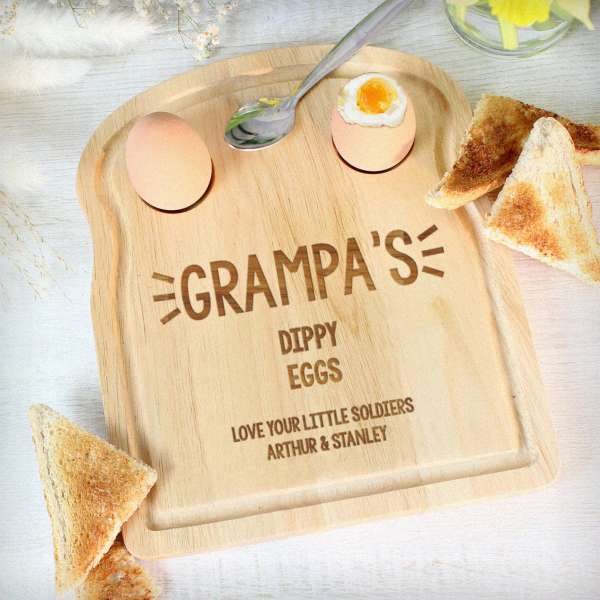 (image for) Personalised Free Text Egg & Toast Board - Click Image to Close