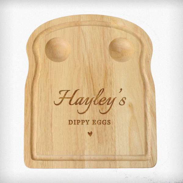 (image for) Personalised Heart Egg & Toast Board - Click Image to Close