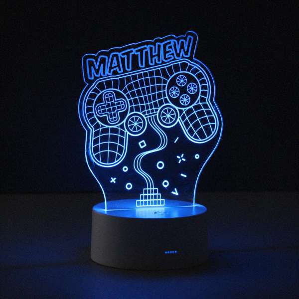 Modal Additional Images for Personalised Name Gaming LED Colour Changing Night Light