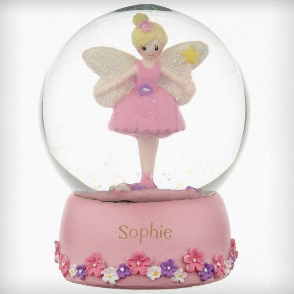 Modal Additional Images for Personalised Fairy Any Name Snow Globe