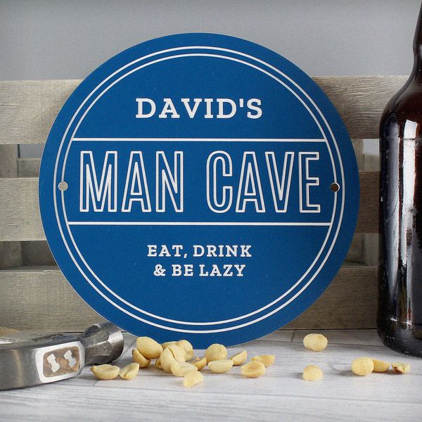 (image for) Personalised Man Cave Heritage Plaque