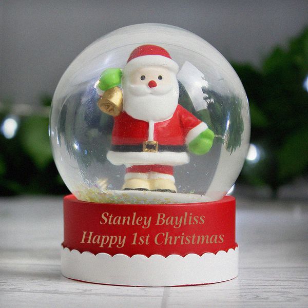 (image for) Santa Personalised Snow Globe - Click Image to Close