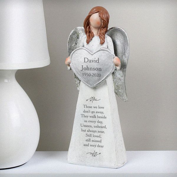 (image for) Personalised Memorial Angel Ornament - Click Image to Close