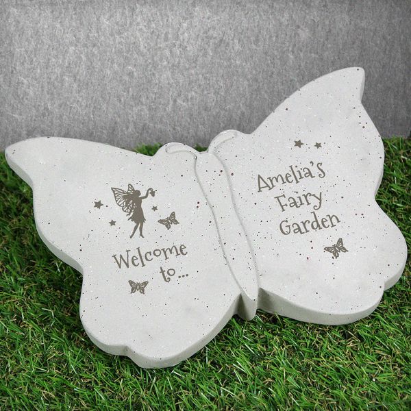 Modal Additional Images for Personalised Fairy Garden Butterfly Ornament