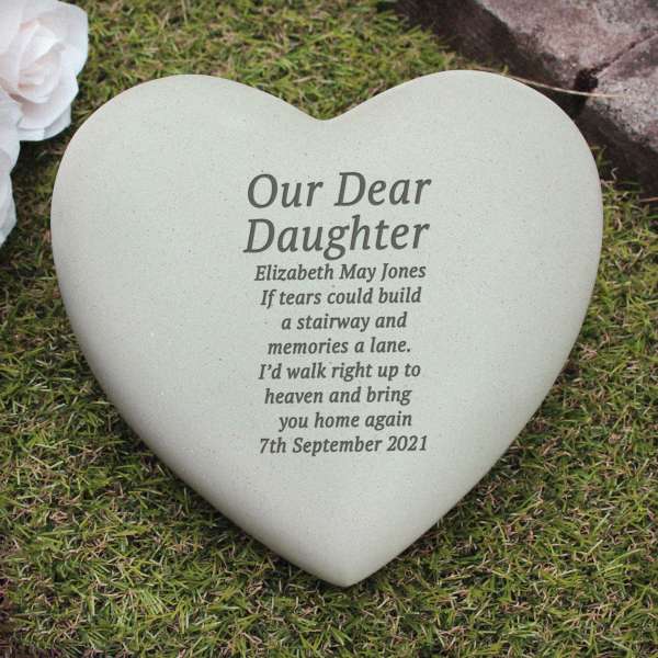 Modal Additional Images for Personalised Free Text Heart Memorial