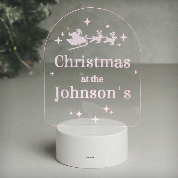 Modal Additional Images for Personalised Free Text Christmas LED Light