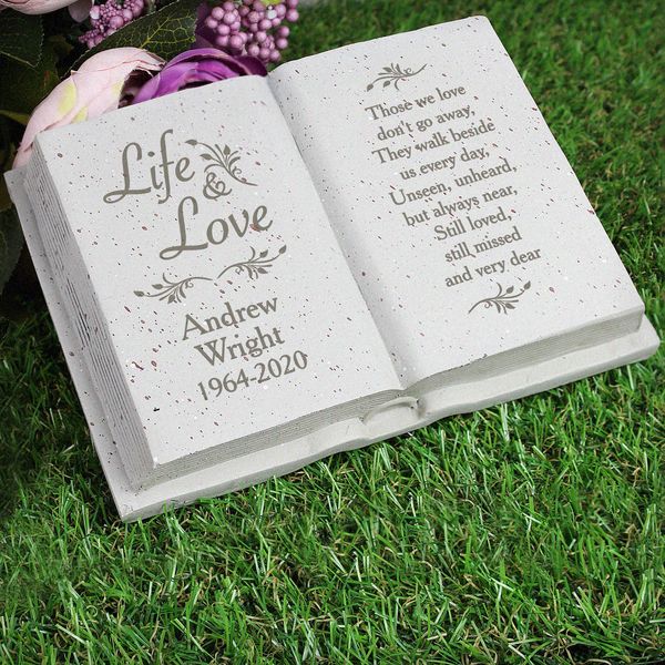 Modal Additional Images for Personalised Life & Love Memorial Book
