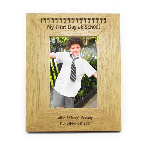 Modal Additional Images for Personalised My First Day At School 6x4 Wooden Frame