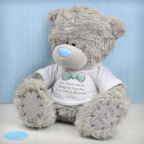 Modal Additional Images for Personalised Me To You Page Boy Bear with T-Shirt