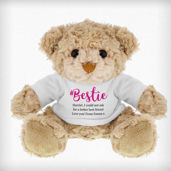 (image for) Personalised #Bestie Teddy - Click Image to Close