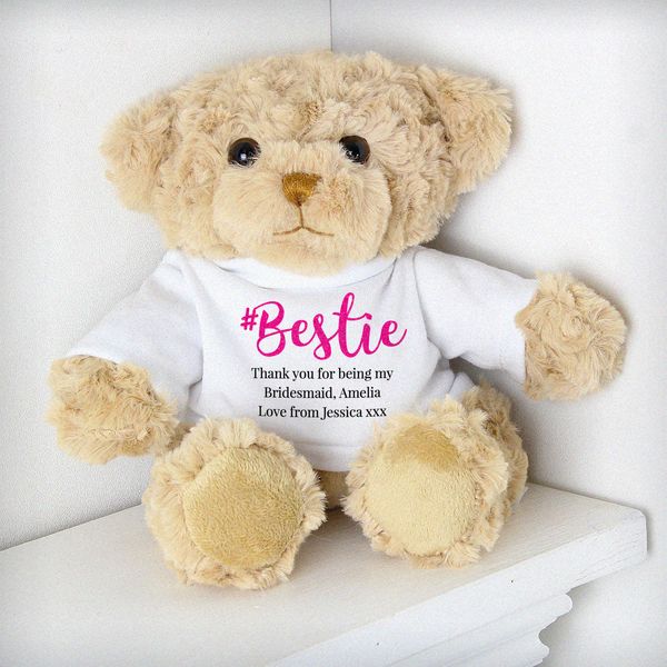 Modal Additional Images for Personalised #Bestie Teddy