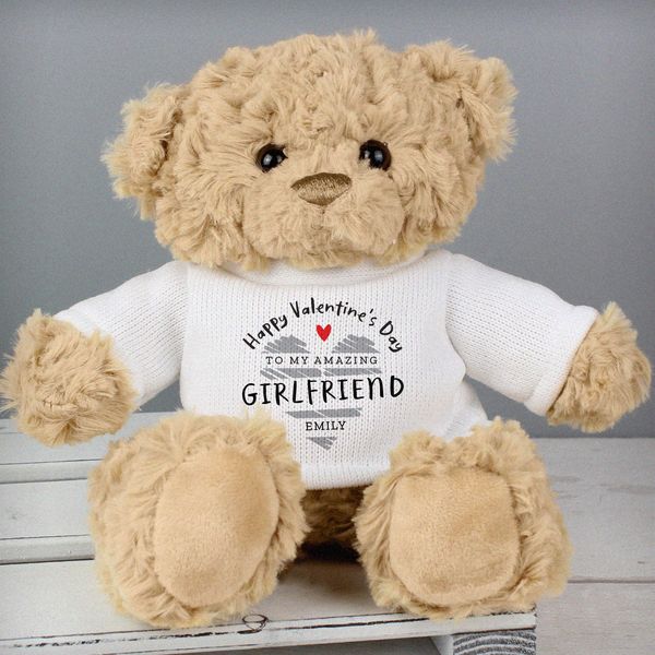 Modal Additional Images for Personalised Valentine's Day Teddy Bear