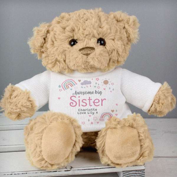 Modal Additional Images for Personalised Rainbows & Sunshine Teddy Bear