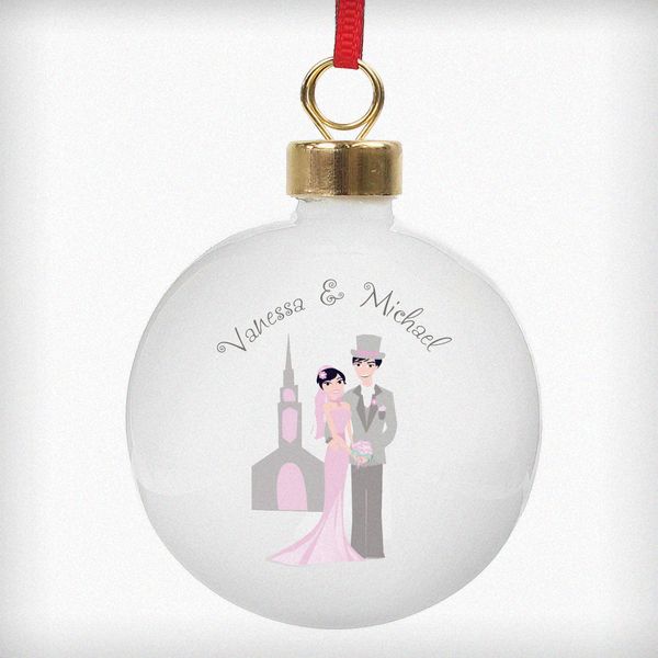 Modal Additional Images for Personalised Fabulous Couple Bauble