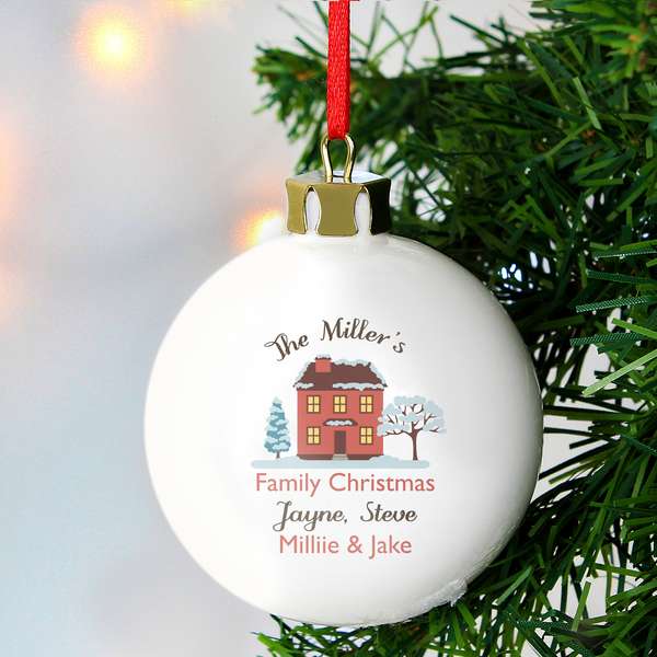 Modal Additional Images for Personalised Cosy Christmas Bauble