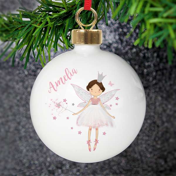 Modal Additional Images for Personalised Fairy Princess Bauble