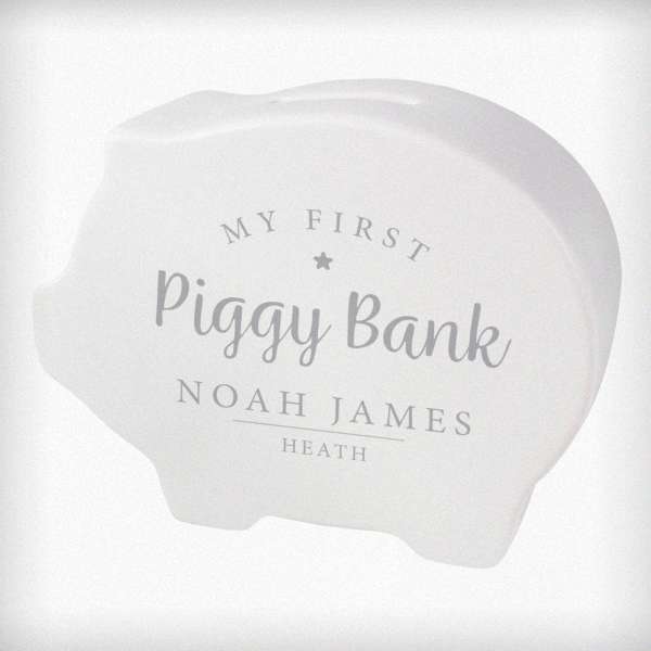 (image for) Personalised My First Piggy Bank - Click Image to Close
