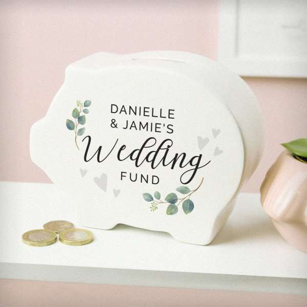 (image for) Personalised Wedding Piggy Bank