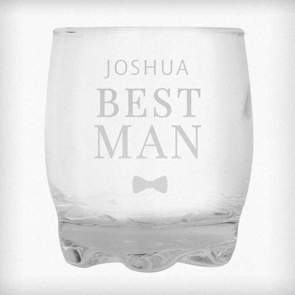 (image for) Personalised Best Man Tumbler - Click Image to Close