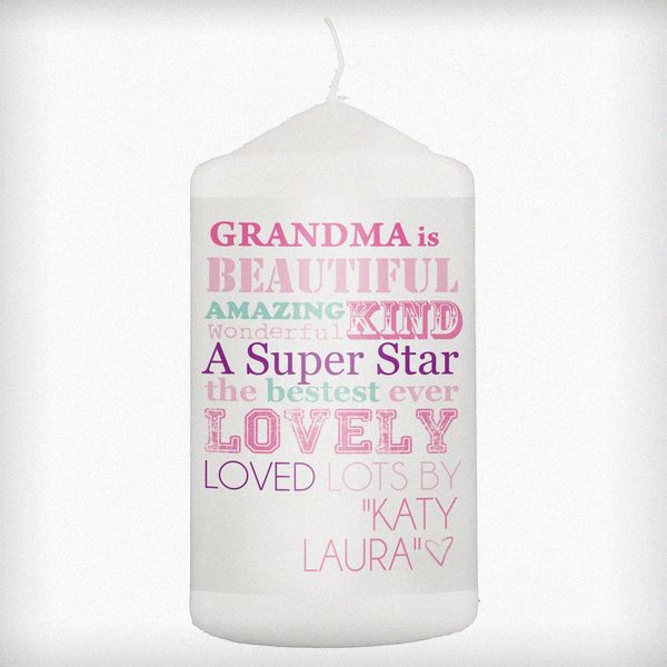 Modal Additional Images for Personalised She Is... Candle