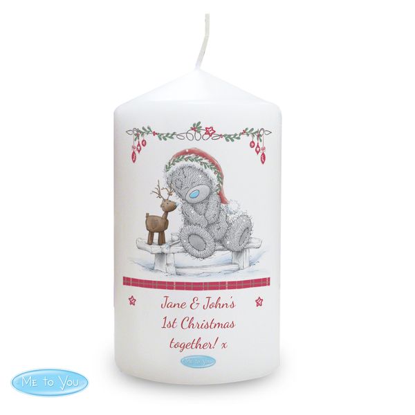 Modal Additional Images for Personalised Me To You Reindeer Candle