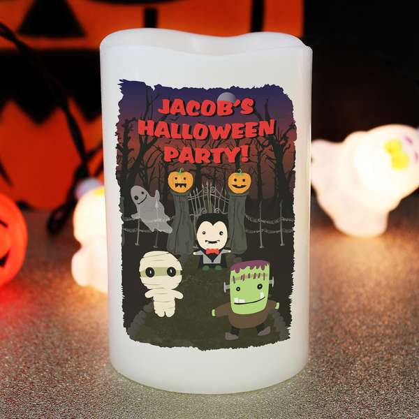 Modal Additional Images for Personalised Halloween LED Candle