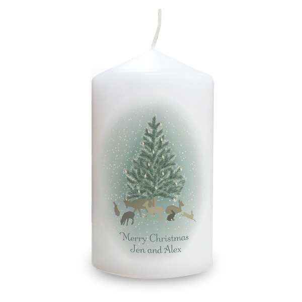 (image for) Personalised A Winter's Night Candle - Click Image to Close