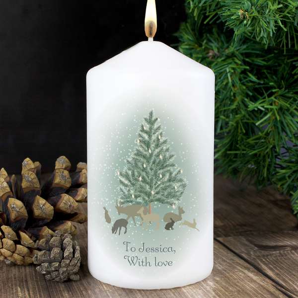 (image for) Personalised A Winter's Night Candle - Click Image to Close