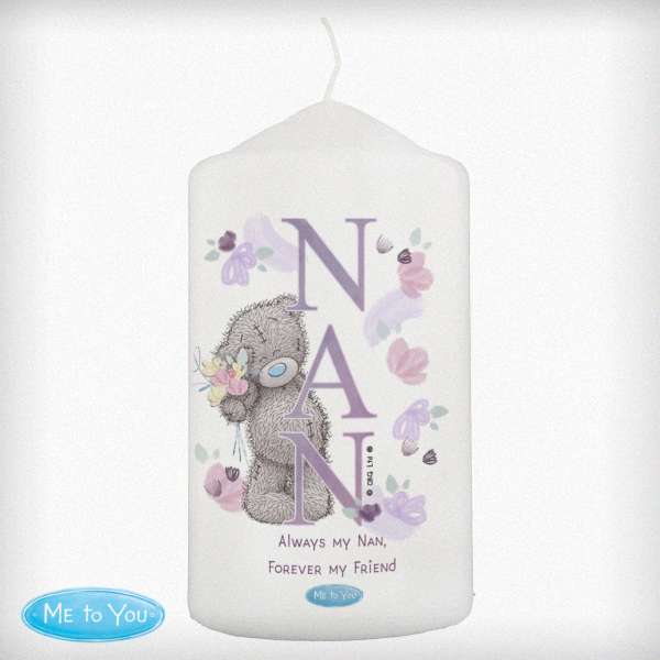 Modal Additional Images for Personalised Me to You NAN Pillar Candle