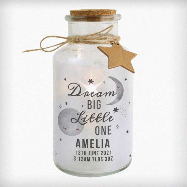 Modal Additional Images for Personalised Dream Big LED Glass Jar
