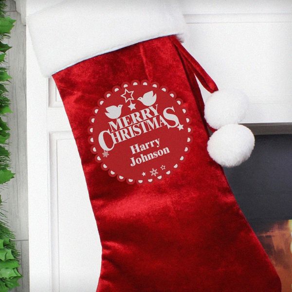 Modal Additional Images for Personalised Christmas Wishes Stocking