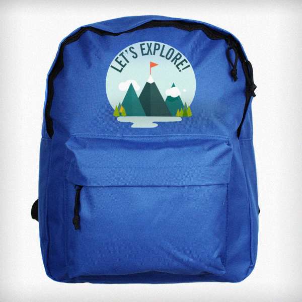 Modal Additional Images for Bespoke Design Blue Backpack