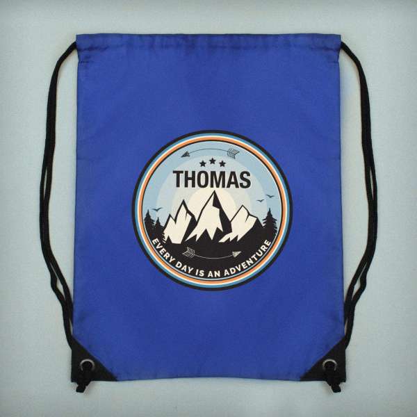 (image for) Personalised Adventure Blue Kit Bag - Click Image to Close
