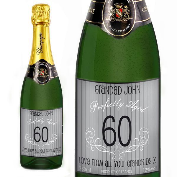 (image for) Personalised Age Champagne Grey - Click Image to Close