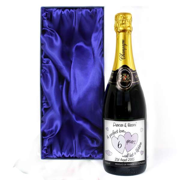 Modal Additional Images for Personalised A Perfect Love Champagne with Gift Box