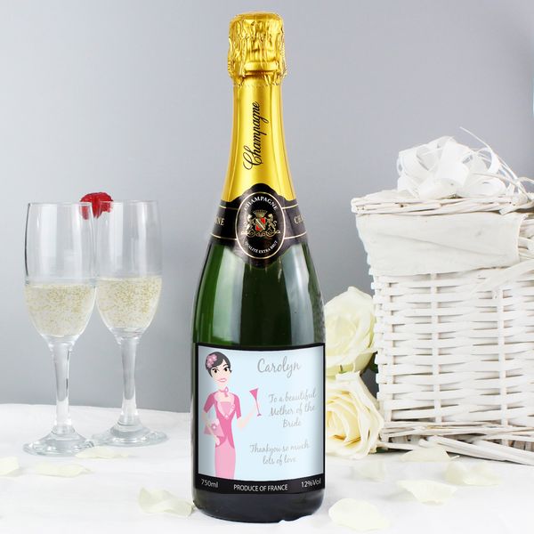 (image for) Personalised Fabulous Wedding Elder Lady Champagne - Click Image to Close