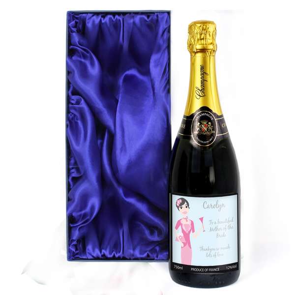 Modal Additional Images for Personalised Fabulous Wedding Mother Champagne with Gift Box