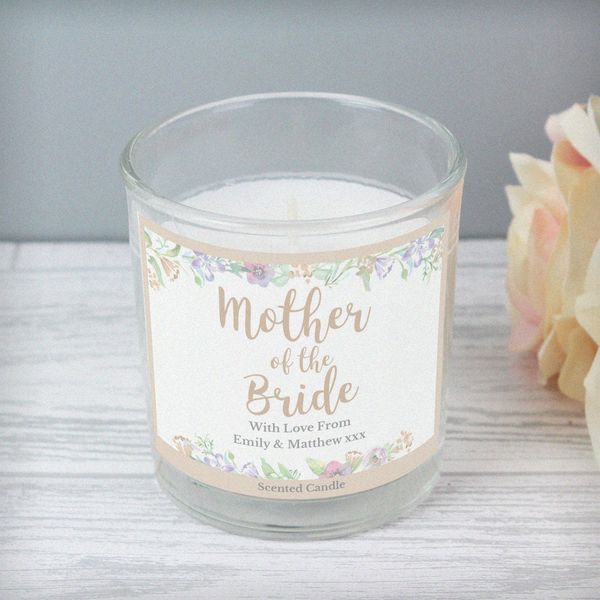(image for) Personalised Mother of the Bride 'Floral Watercolour Wedding' Sc - Click Image to Close
