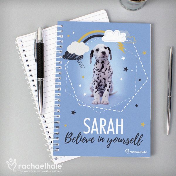 Modal Additional Images for Personalised Rachael Hale Dalmatian A5 Notebook