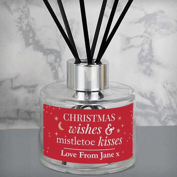 (image for) Personalised Christmas Wishes Reed Diffuser