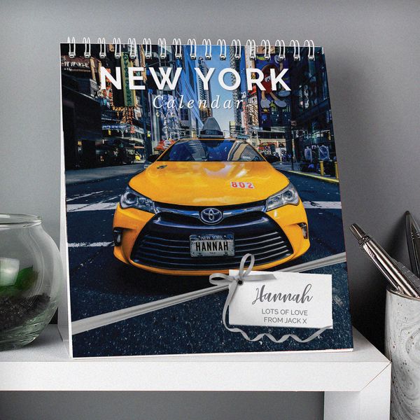 (image for) Personalised New York Desk Calendar - Click Image to Close